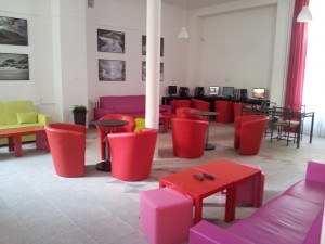 Meeting room of Hostel Avantgarde