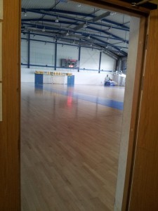 Entrance of main hall of venue